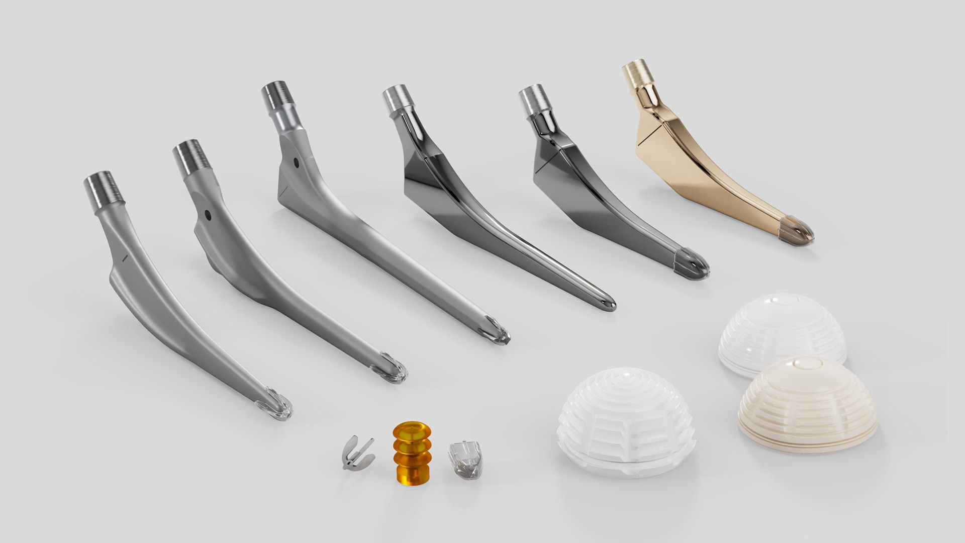 Aesculap cemented hip stem and cup portfolio