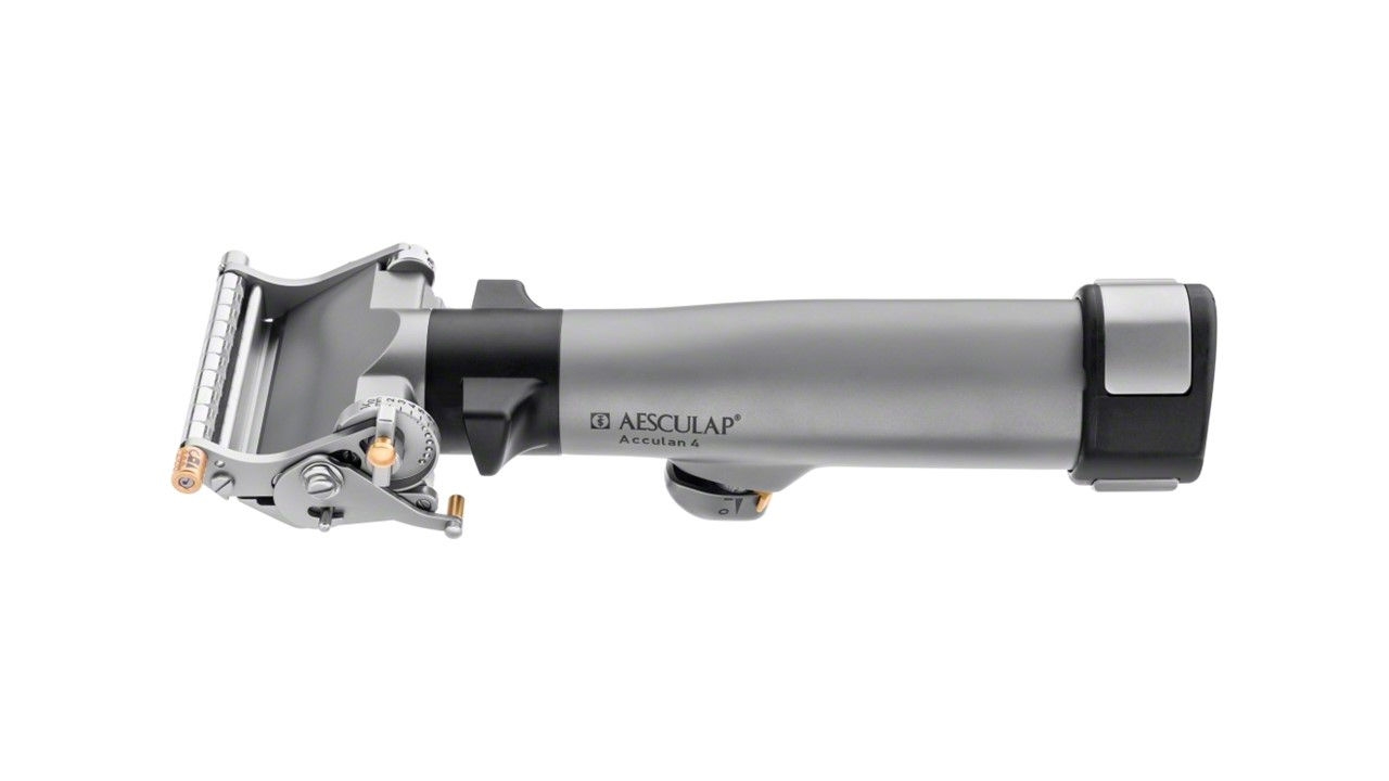 Different burrs and blades for Aesculap power systems